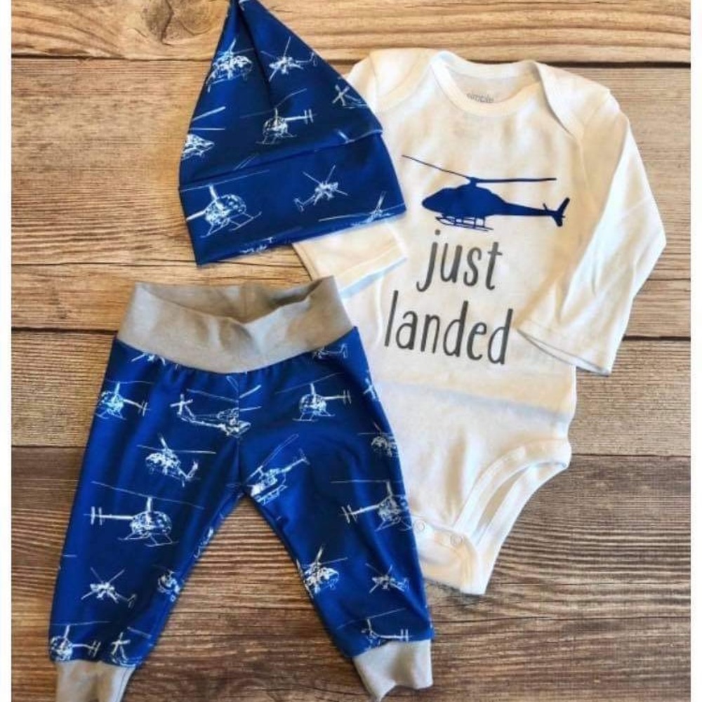 ISO Newborn Helicopter Just Landed set